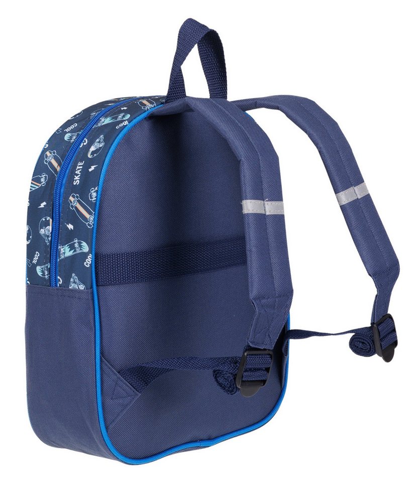 fabrizio® Kinderrucksack Rucksack Jungen Mädchen Kindergarten Tasche, Kindergartenrucksack Kinder Handgepäck Skateboard Rookie 20651 +e Bild 5
