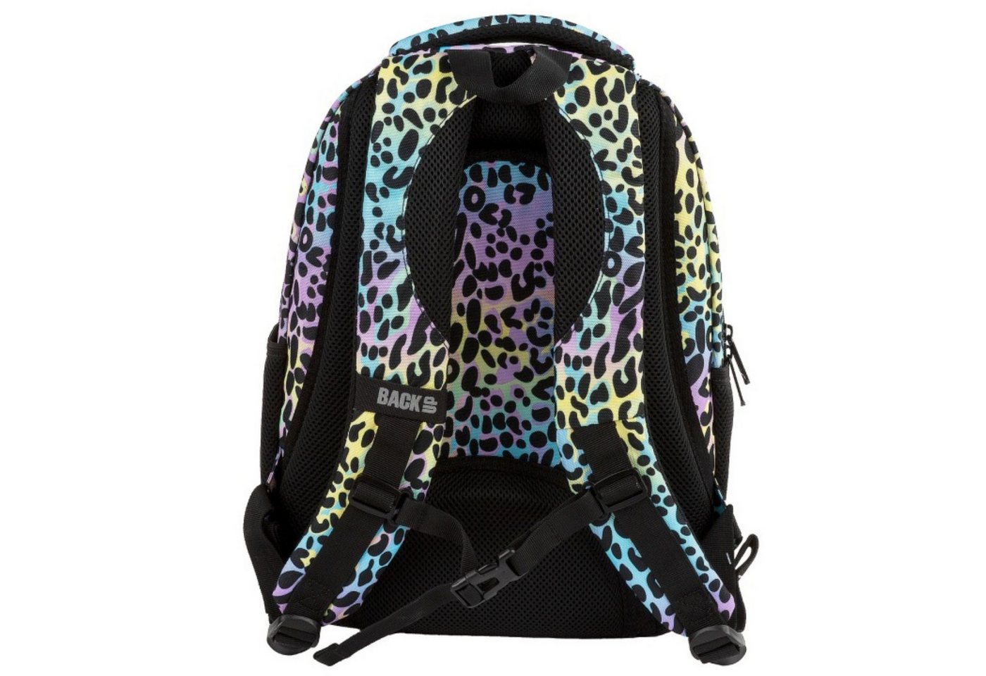 Back Up Schulrucksack BackUP Schulrucksack 26L Leopard Bunt Laptop Rucksack 42 cm (1-tlg)