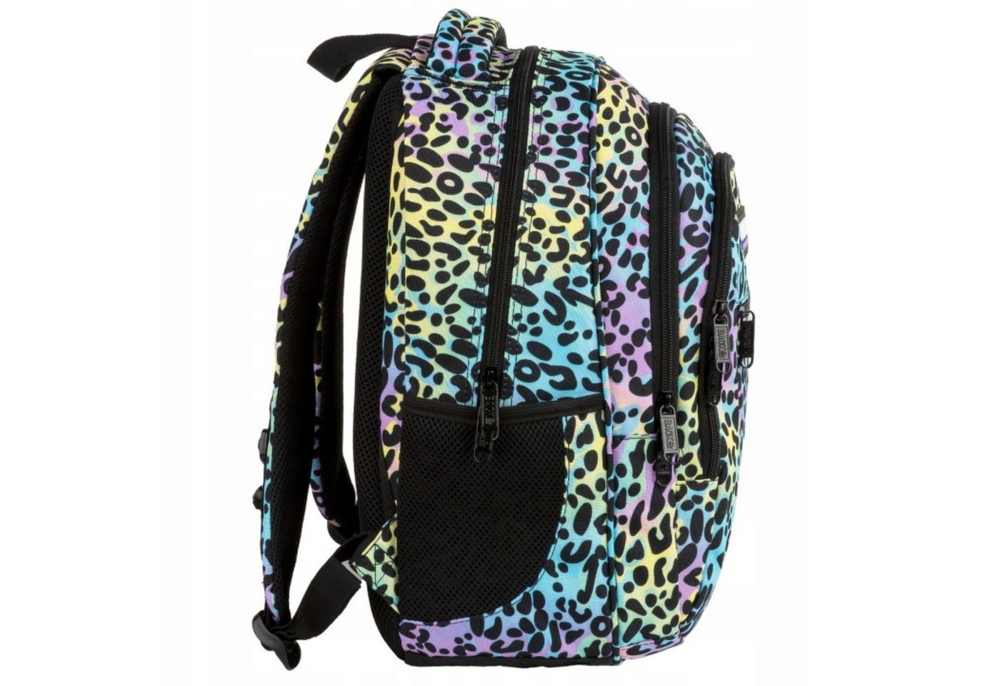 Back Up Schulrucksack BackUP Schulrucksack 26L Leopard Bunt Laptop Rucksack 42 cm (1-tlg) Bild 4