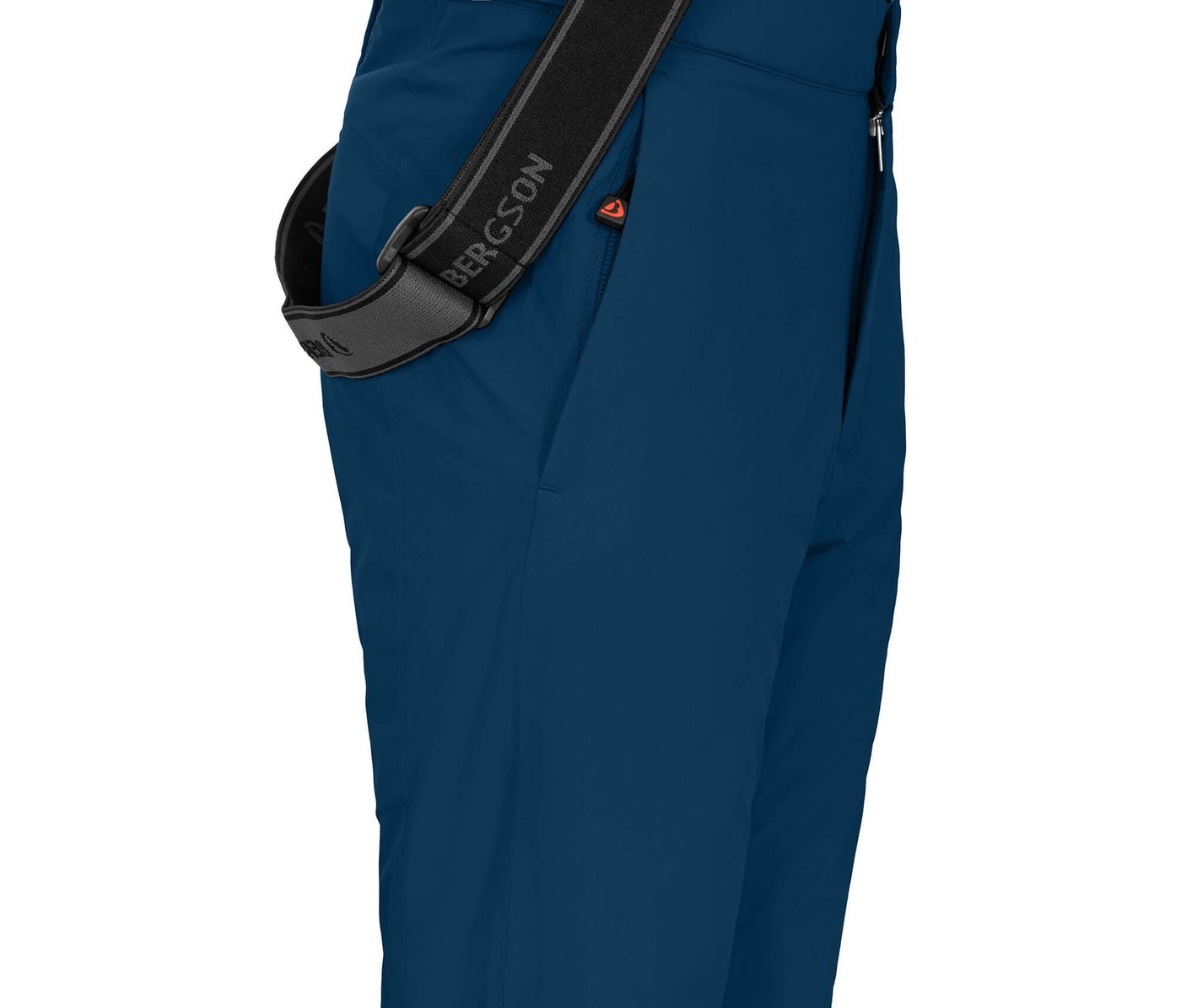 Bergson Skihose PELLY MAXI Kinder Skihose, wattiert, 20000 mm Wassersäule, Normalgrößen, poseido Bild 4