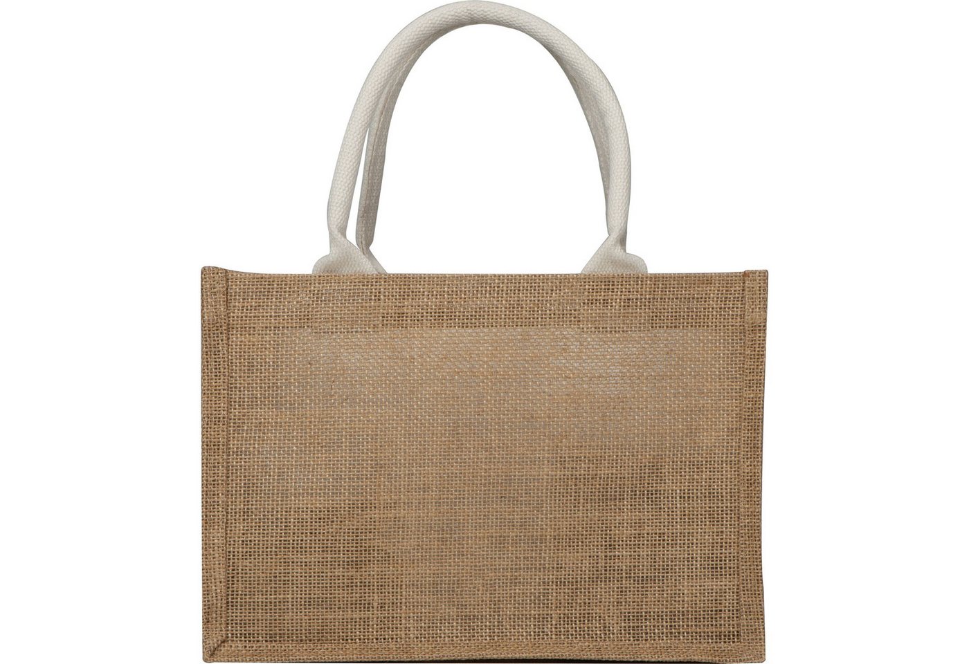 Macma Aufbewahrungstasche Jute Baumwolltasche zum Ausmalen / Einkaufstasche mit 6 Wachsmalkreide Bild 2
