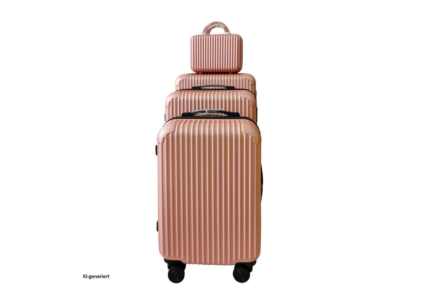 NTK-Collection Kofferset Kofferset Frenzi 4-teilig, 4 Rollen, (Set, 4 Koffer), Hartschalenkoffer mit Rollen Teleskopgriff Zahlenschloss Bild 2
