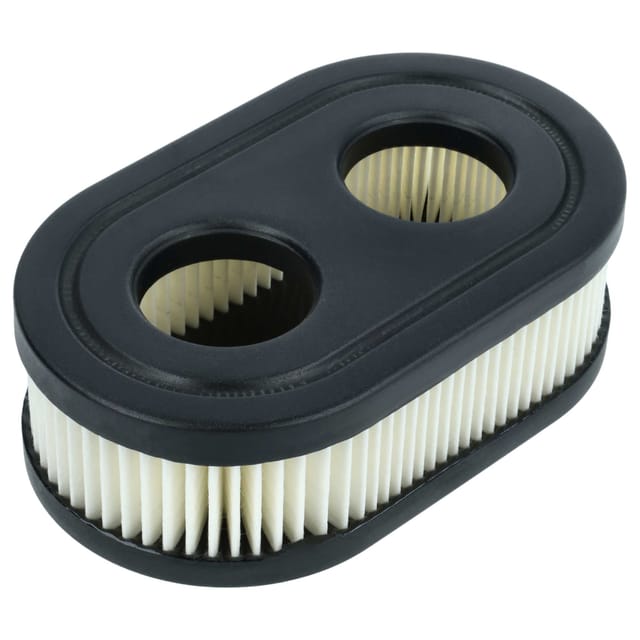 vhbw Ersatzfilter kompatibel mit Briggs & Stratton 09P702-0128-F1, 550E, 550EX, 575EX, 9 Motor Rasenmäher, 11,1 x 6,7 x 3,4 cm Schwarz Weiß