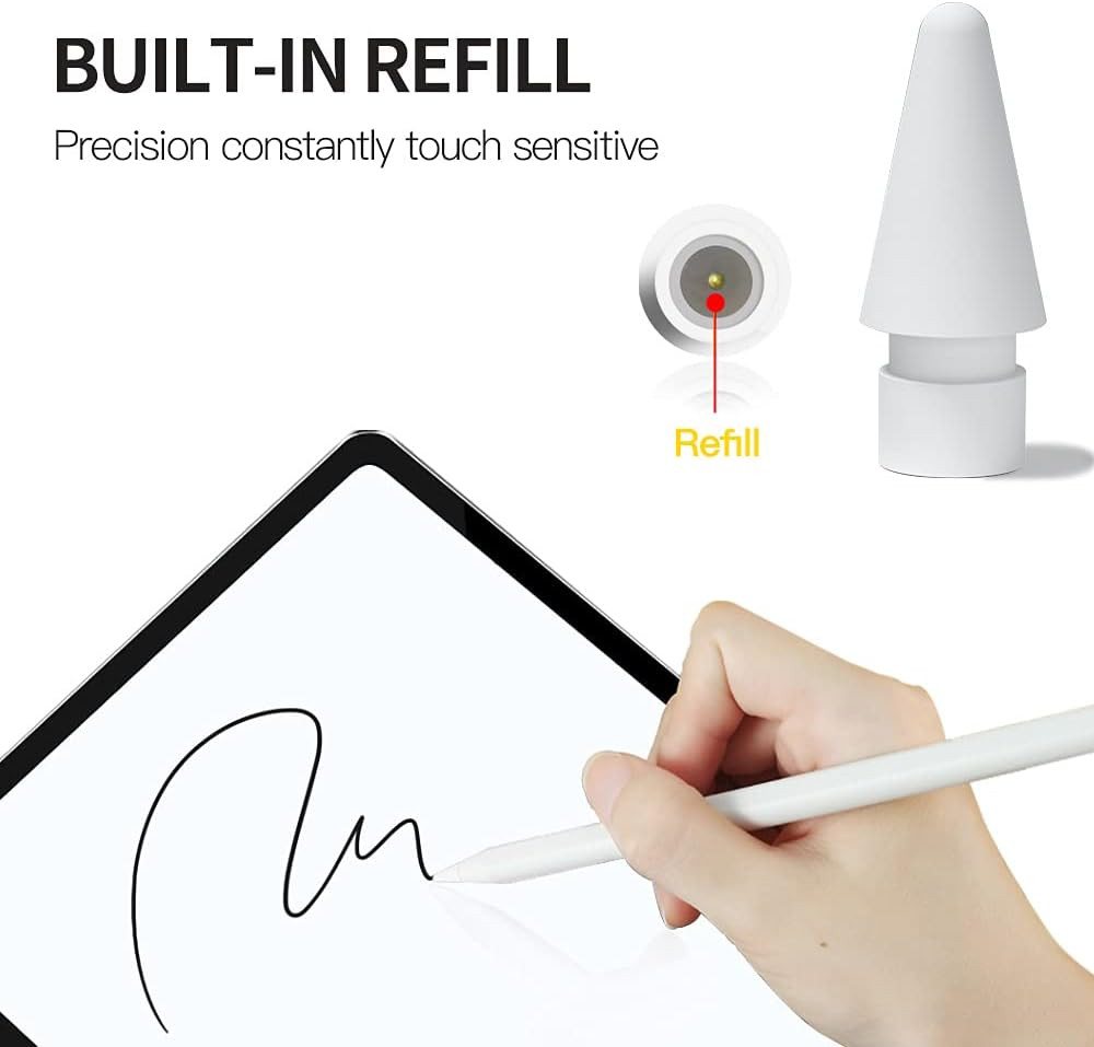 FELIXLEO Pencilbag Präzise Ersatzspitzen 5 Stück passend für Apple Pencil alle (1-tlg) Bild 4