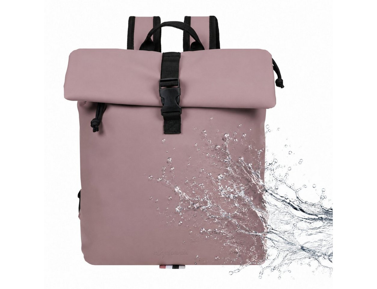 ELEPHANT Cityrucksack Lykka 12813 Damenrucksack wasserabweisend aus Plane, Rucksack Damen Handtasche iPad Tasche Geheimfach + Schlüsselbörse Bild 5