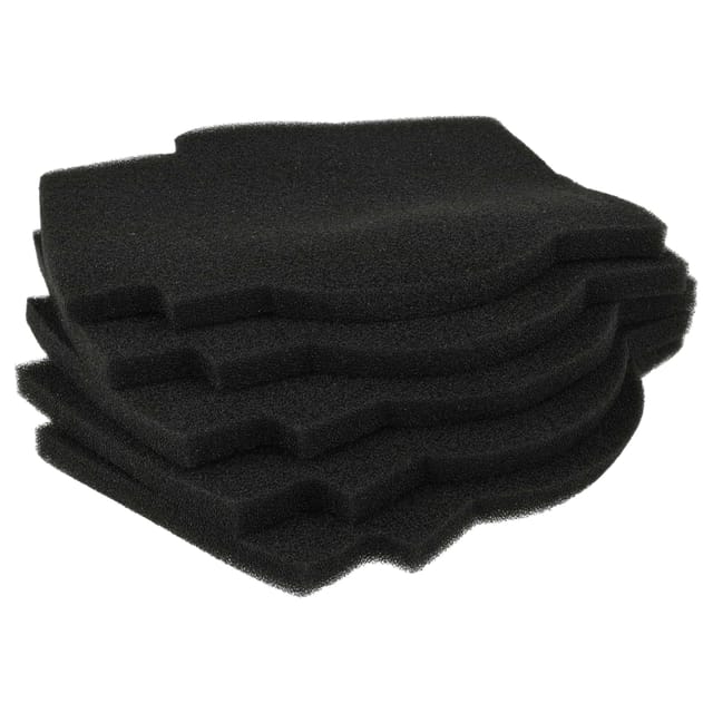 Vhbw - 5x Luftfilter Ersatz für Lunos 39721 für Lüfter, Badlüfter, Ventilator, Lüftungsgerät - Schwarz