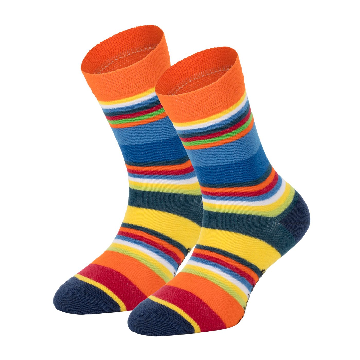 FussFreunde Thermosocken 6 Paar warme Ringel Kindersocken mit Frotteefutter, Thermo Socken (6 Paar) Vollfrottee-gefüttert Bild 2