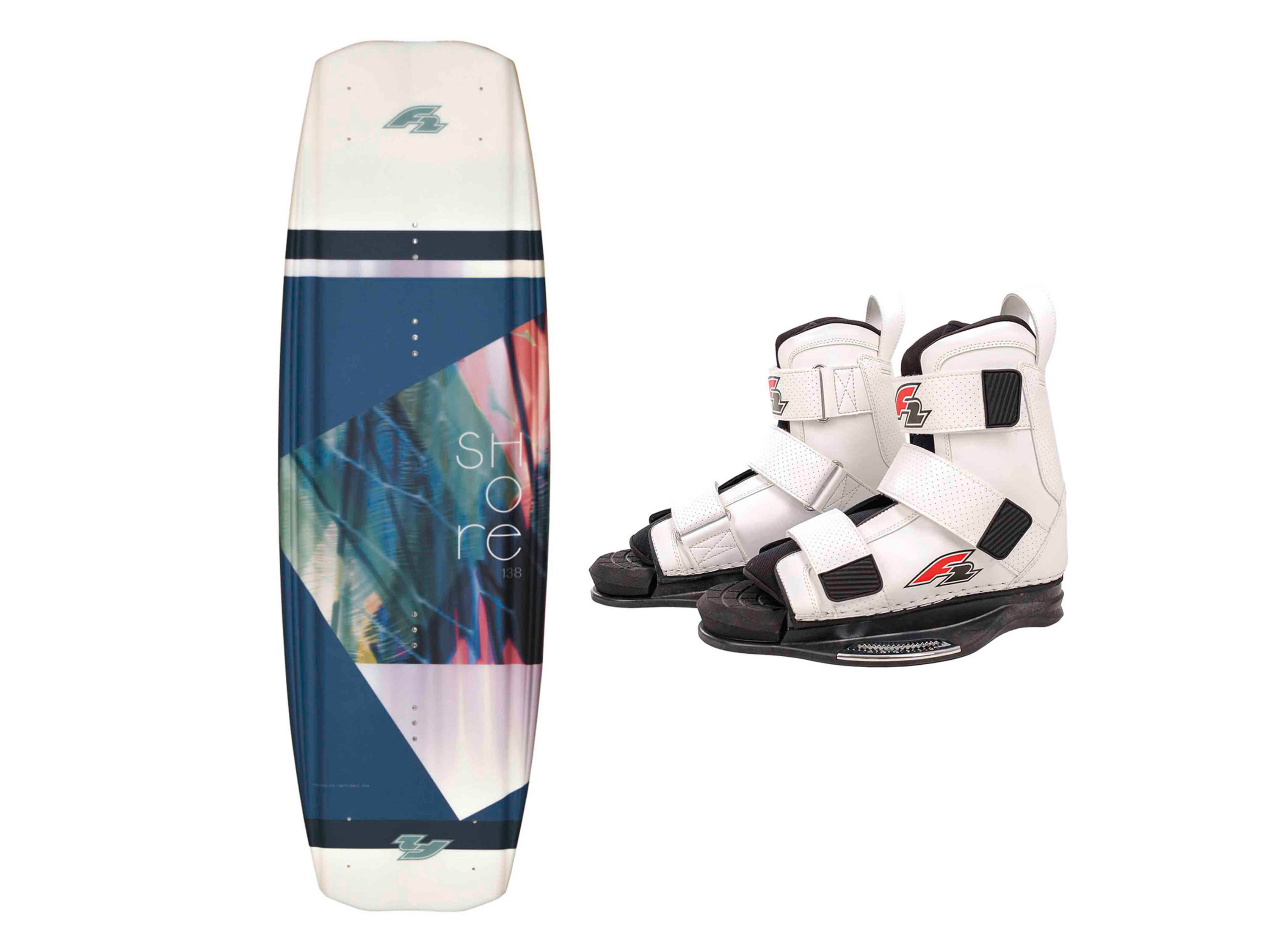 F2 Wakeboard Shore inkl. Bindung L/XL (138, Aqua) Bild 4
