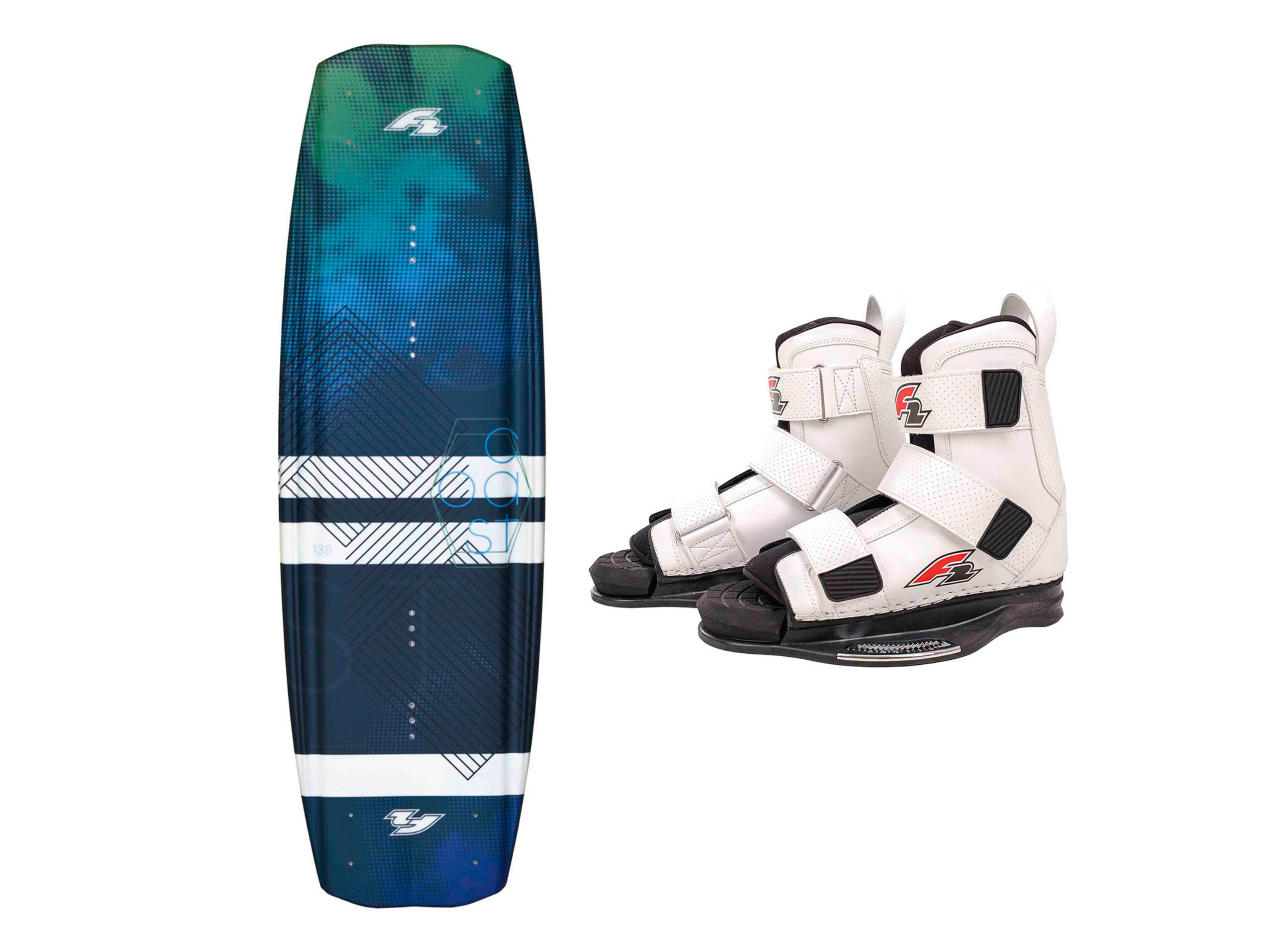 F2 Wakeboard Coast Inkl. Bindung L/XL (138, Ocean)