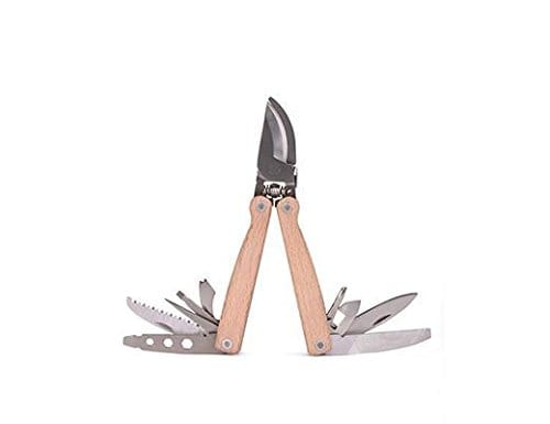 kikkerland Taschen-Schneider Multi-Funktionen Holz kompakt