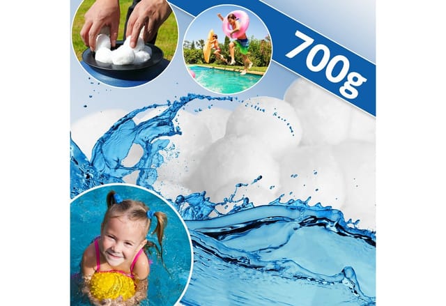 No Brand - Filterbälle für Sandfilter 700 g Waschbare Schwimmbadfiltration Recycelbare Filterkugel 5 cm Teichreinigung