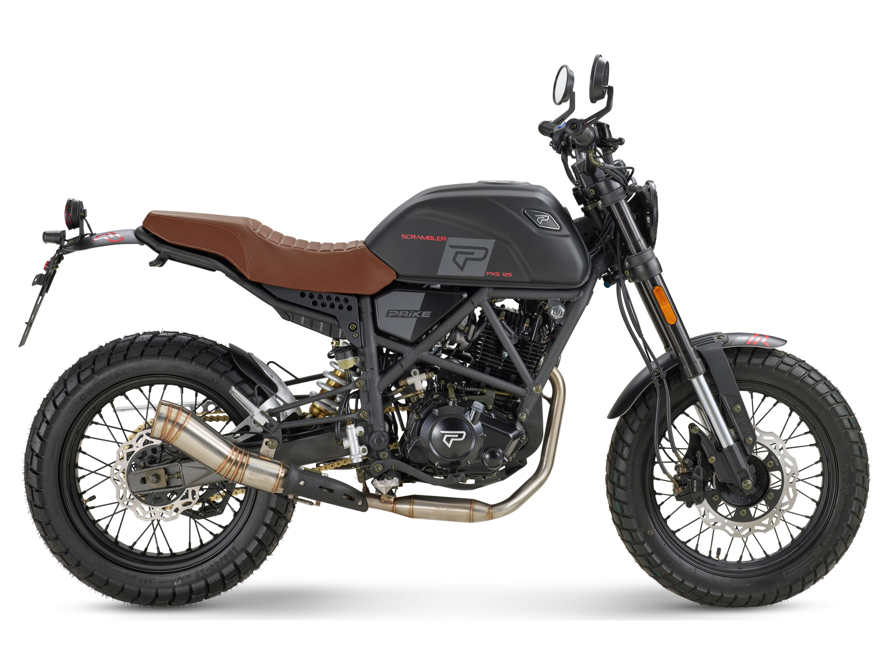 PRIKE Motorrad »PXS 125 Scrambler«, 125 ccm, 85 km/h
