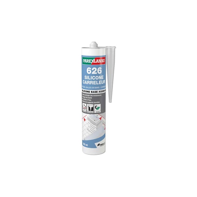 Mastic silicone carreleur 626 - PAREXLANKO - 310 ml - G626