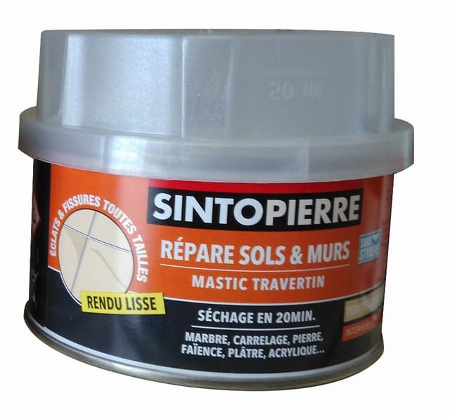 Reparaturkitt Sinto pierre Beige Travertin - Dose 170ml - 32080