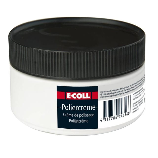 Poliercreme wasserlöslich rot 250ml Dose - E-coll