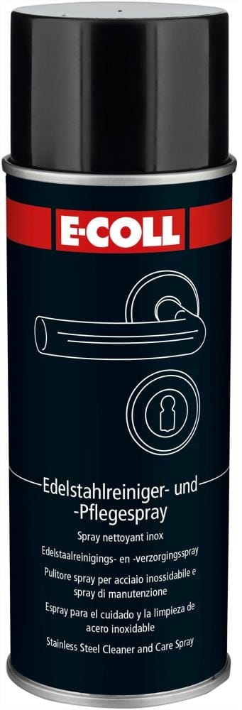 E-COLL Edelstahlreiniger- und -pflegespray 400ml 12 Stk