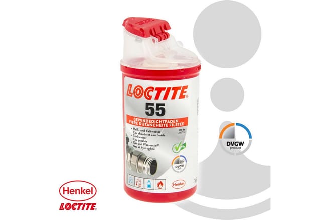 55 Gewindedichtfaden Dichtfaden Dose à 160 m im Spender 2056936 - Loctite