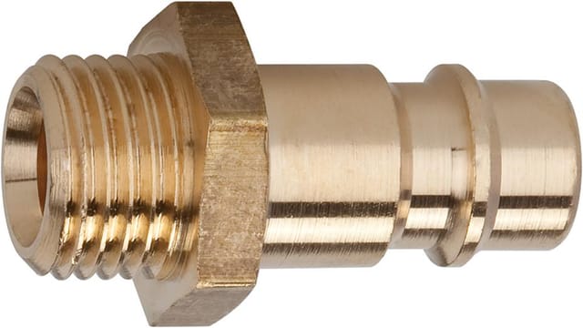 FP - Stecknippel für Kupplung nw 7,2-7,8, Messing, ag G3/8 riegler