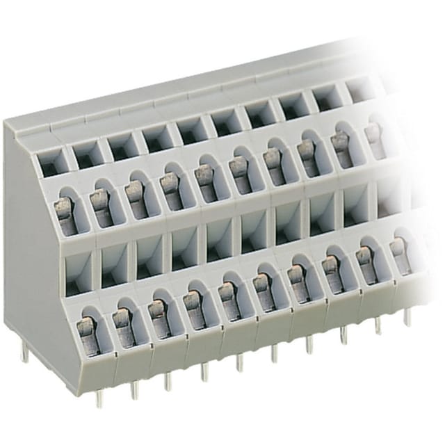 Wago - 736-104 Doppelstockklemme 2.50 mm² Polzahl 8 Grau 1 St.