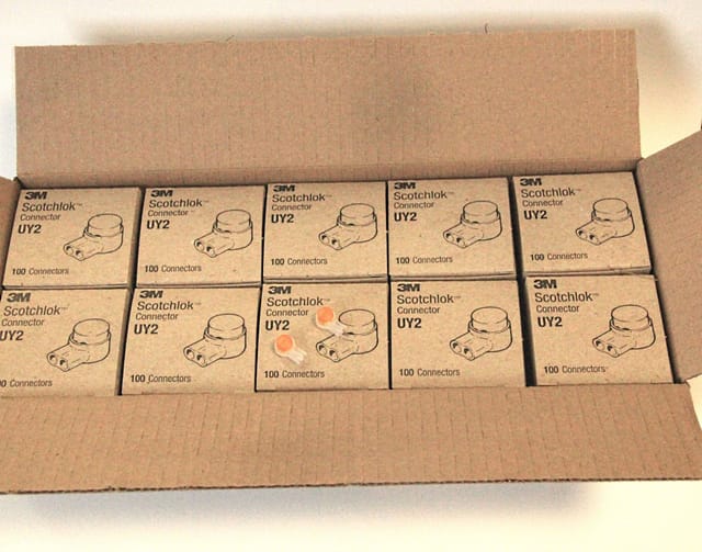 Genisys - 1000 3M UY2 Kabel Verbinder - 10 Original Kartons Einzeladerverbinder