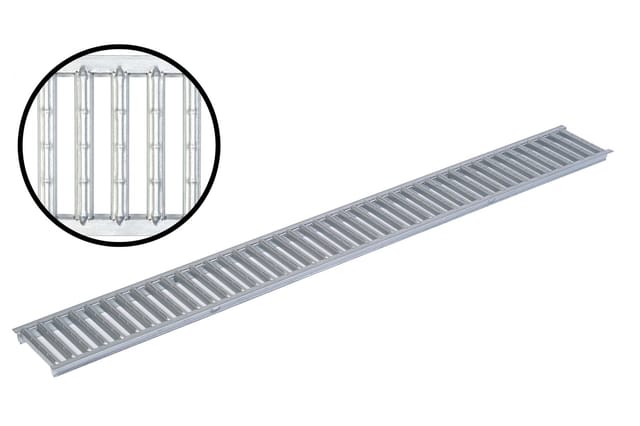 Stegrost Stahl verzinkt ACO SELF 38516 für Entwässerungsrinne 120x1000mm
