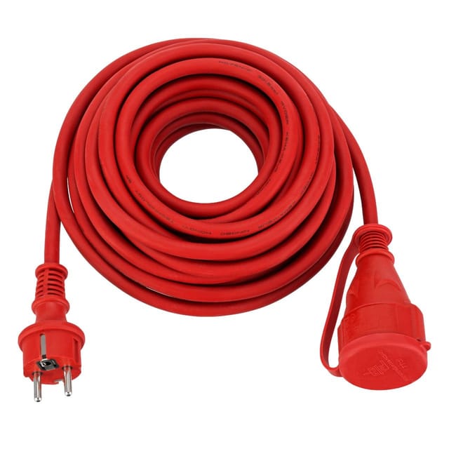 Rev Ritter - Verlängerungskabel Außen 25 m H07RN-F 3G1,5mm², rot Verlängerungskabel