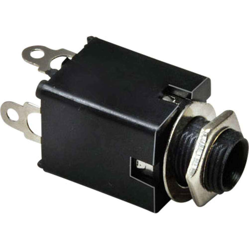 1578868 Klinken-steckverbinder 6.35 Mm Buchse, Einbau Vertikal Polzahl: 3 Stereo Silb - Tru Components
