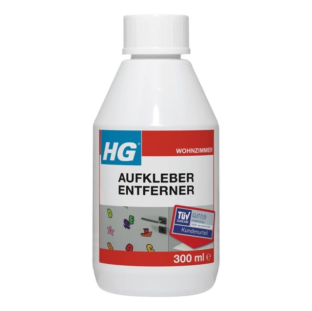 HG - Aufkleber & Klebereste Entferner 300 ml Spezialreiniger
