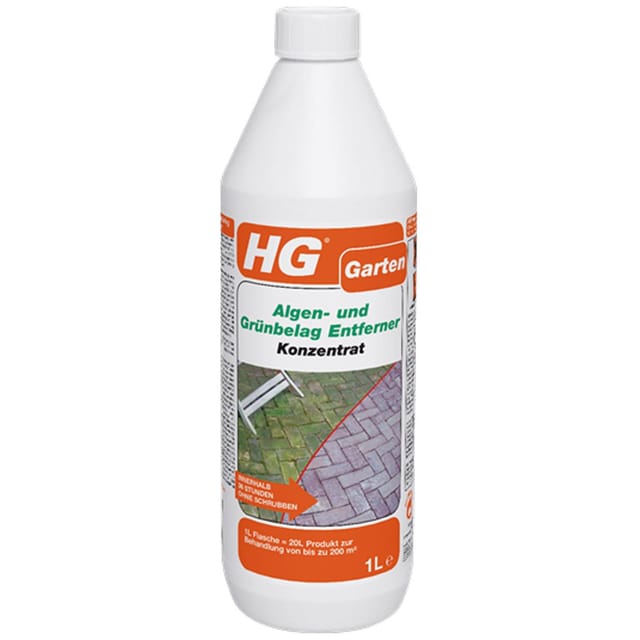 HG - Algen und Grünbelag Entferner 1 l Grünbelagentferner
