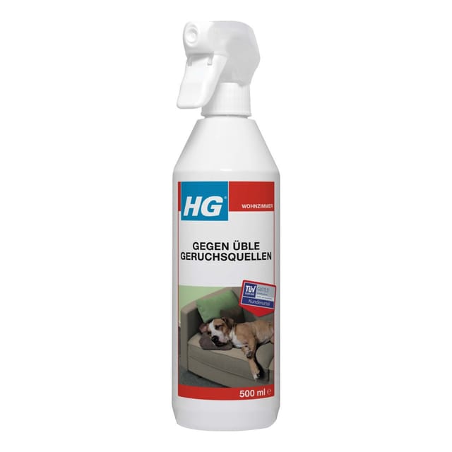 HG - Geruchsentferner 500 ml gegen üble Geruchsquellen wc Nikotin Haustiere