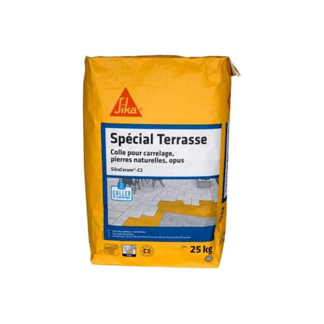 Sika - Terrassenfliesenkleber Ceram C2 - Grau - 25kg