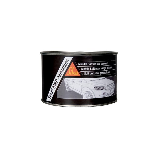 Sika - Feinaluminiumspachtel für Karosseriereparaturen mrp Aluminium - Grau - 2,5kg