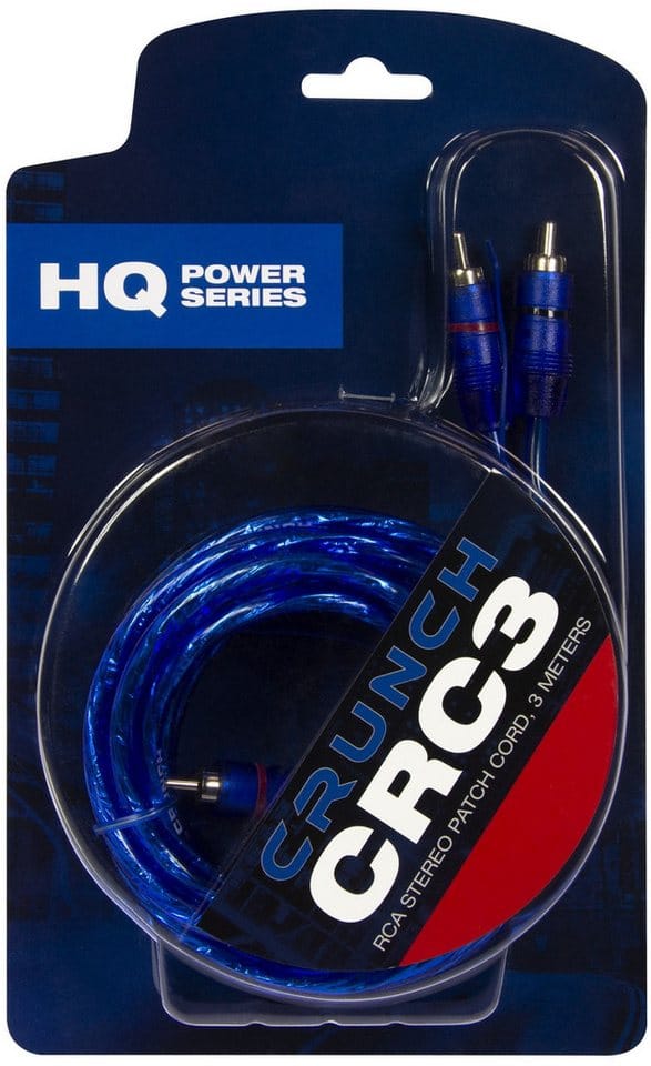 CRC3 Cinchkabel 3.00 m [2x Cinch-Stecker - 2x Cinch-Stecker] - Crunch