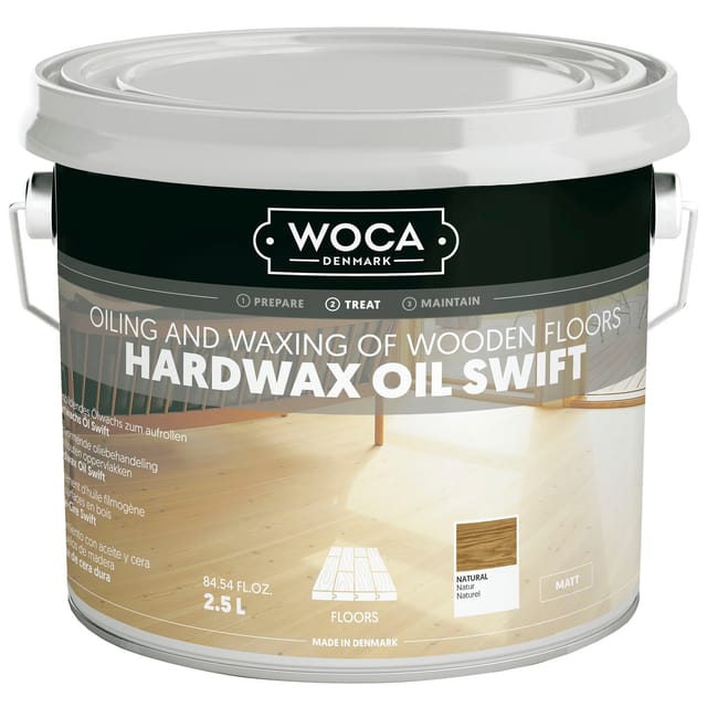 Hartwachs Swift, matt, natur 2,5 l - Woca