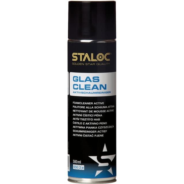 Glasreiniger Glas Clean Aktivschaumreiniger auch für Kunststoff, Metall usw. 500 ml - Staloc