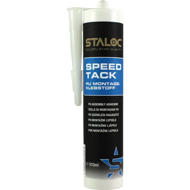 Staloc - Speed Tack PU-Montagekleber 310 ml beige universal Montage-Klebstoff Baukleber Montage-Kraftkleber