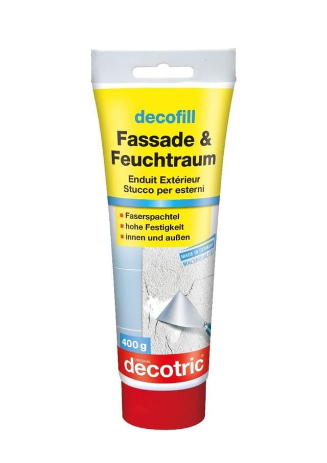 Decotric - Decofill Fassade und Feuchtraum-Spachtel 400 g Spachtelmassen