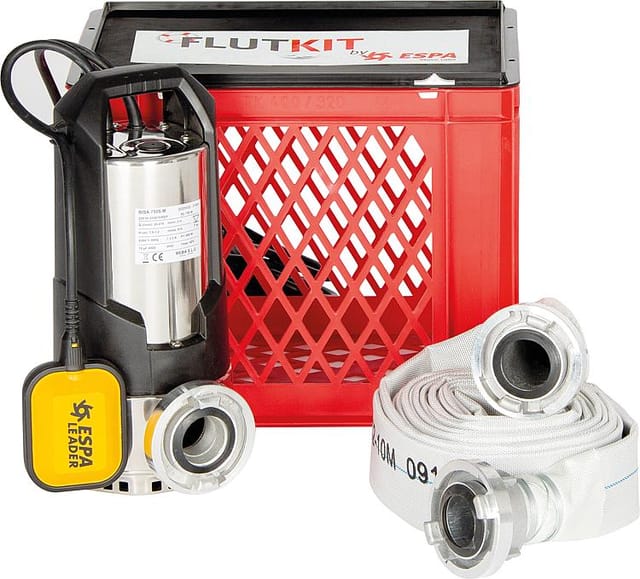 Espa - Flutset Flut Set Tauchpumpe Überflutungsschutz Hochwasserschutz 11000 l/h