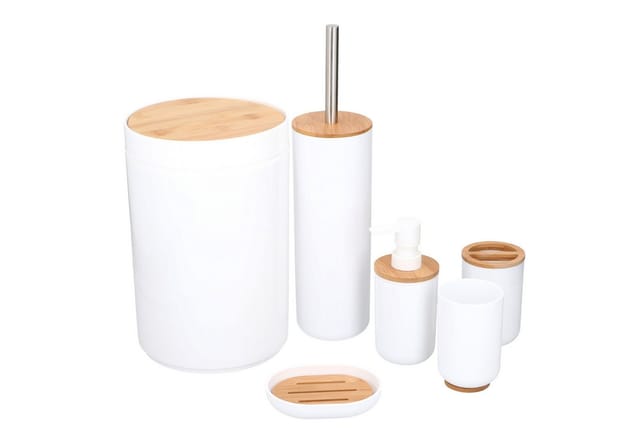 ALPINA Badezimmer/Toiletten-Set, 6-teilig