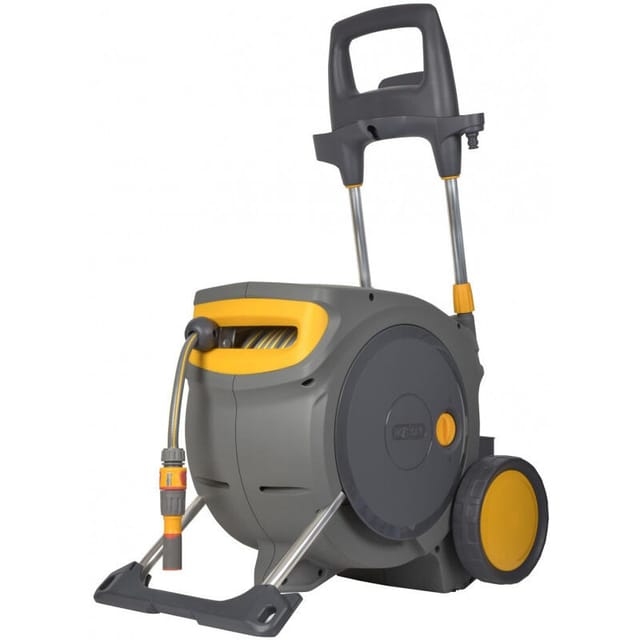 Hozelock - Schlauchwagen Auto Reel Mobile Anschl.-Gew.12,5mm 1/2 Zoll Ku./Metall