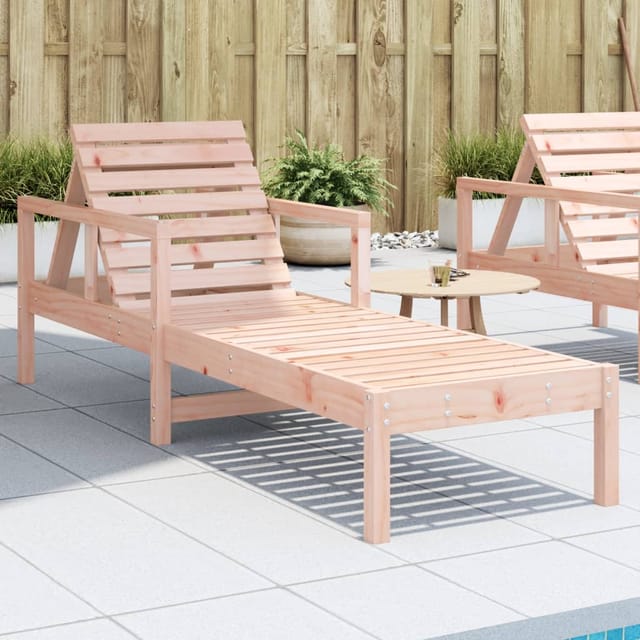 Vidaxl - Sonnenliege 199,5x62x55 cm Massivholz Douglasie