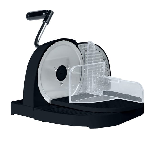Brotschneidemaschine mit Handkurbel