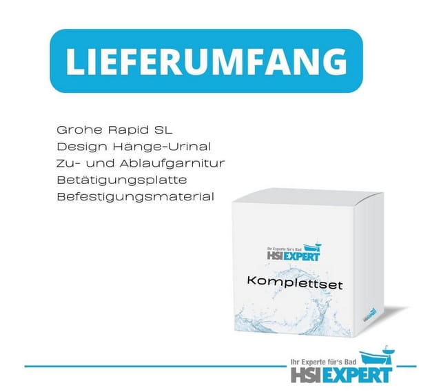 Duofix Basic Urinal ohne Deckel Komplett-Set - Geberit