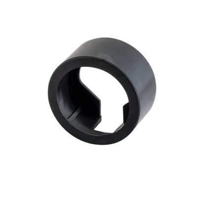 GI-Schutzkappe schwarz für Manometer 50mm Anschluss unten - Elmag