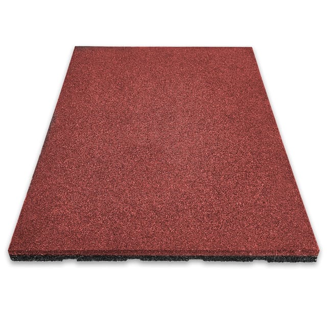 Fallschutzmatte Play Protect Rot Stärke: 25 Mm 50 X 50 Cm