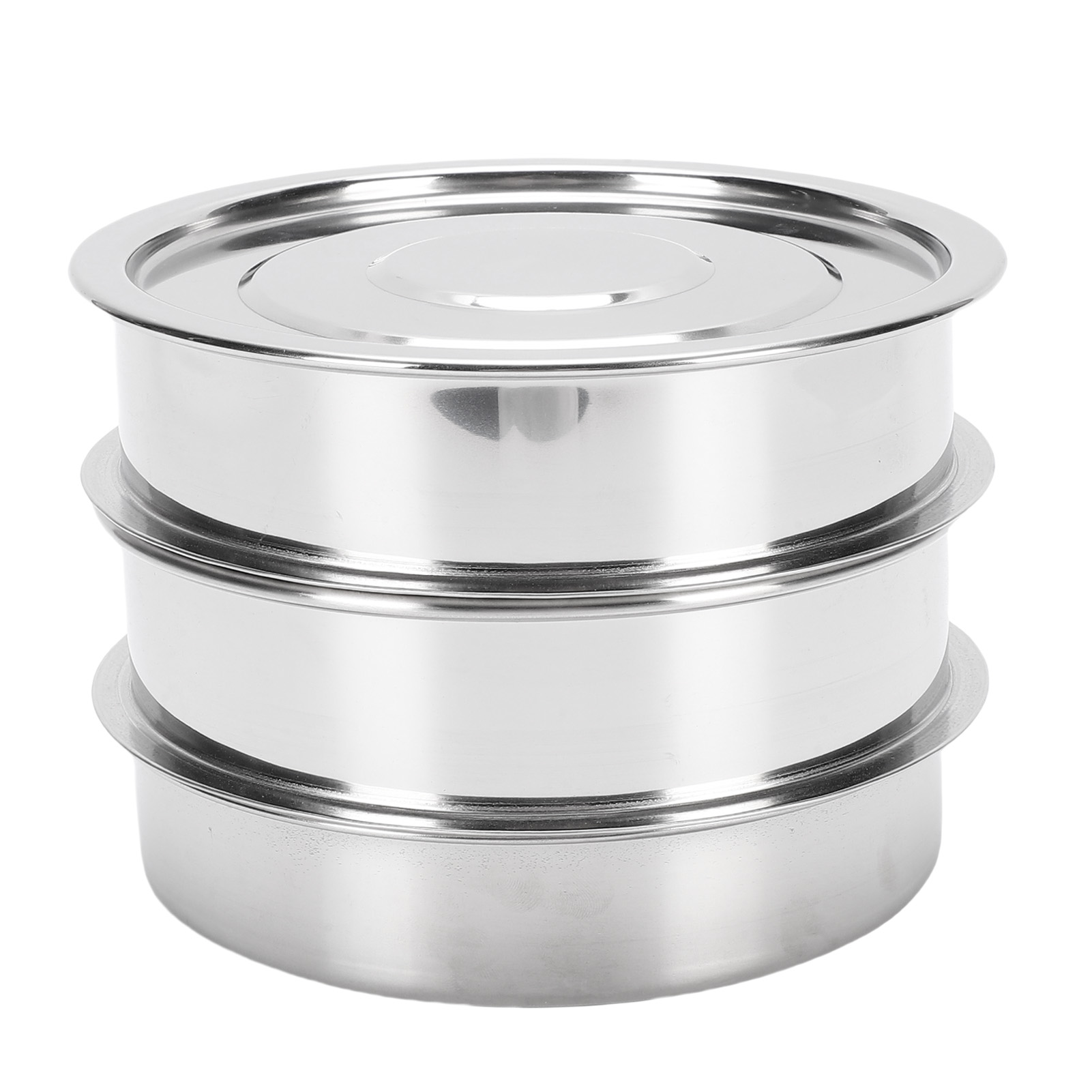 Stapelbares 6,7-zoll-sprossenset, Keimschale Aus Edelstahlgewebe, Sprossenkäfig Mit Deckel Für Bohnen, Erbsen, Brokkoli, Weizen, Gras, 3-stufig.
