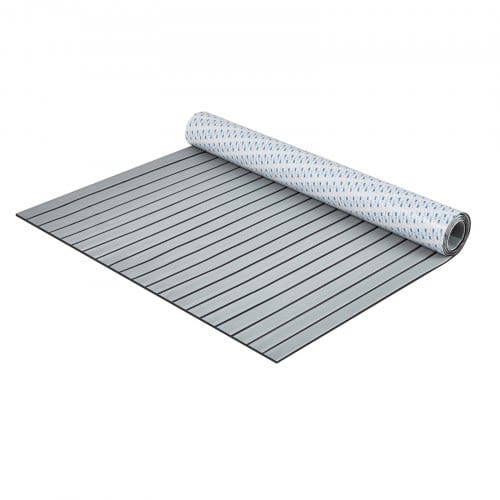Mophorn - Vevor Bootsboden, Eva-schaum-bootsdeck, 2400 X 1160 X 6 Mm, Rutschfester, Selbstklebender Bodenbelag, 27840 Cm² Großer Meeresteppich Für Boote, Yachten, Pontons, Kajakdecks