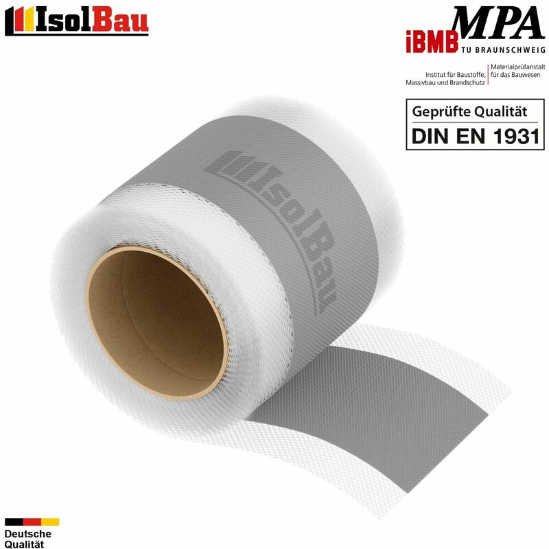 Dichtband 120 mm Abdichtung Bad Dusche Küche Balkone - 10 Metern - Isolbau