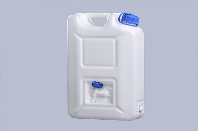 hünersdorff Wasserkanister 22 l HD-PE stapelbar, mit Auslaufhahn - 816700