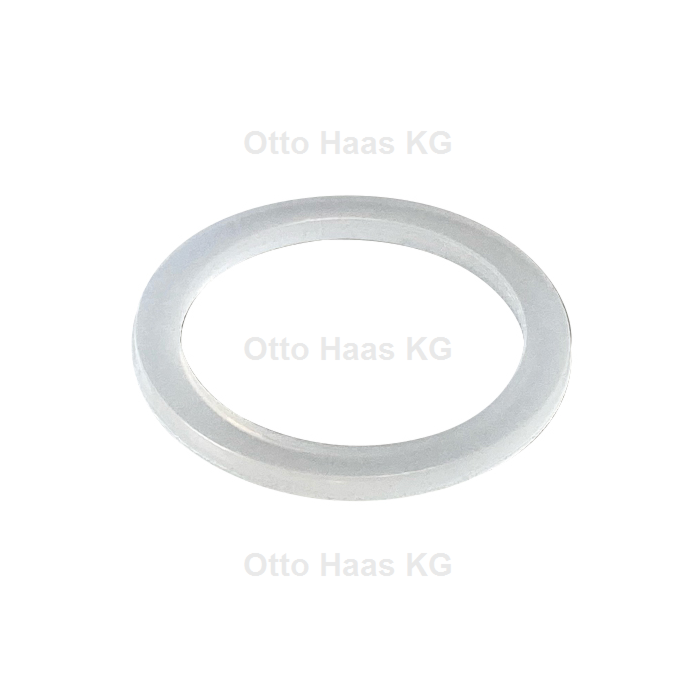 Haas - Wasserzähler-Dichtung 6118 23x29x2mm, 3/4', für Kaltwasser, weiß